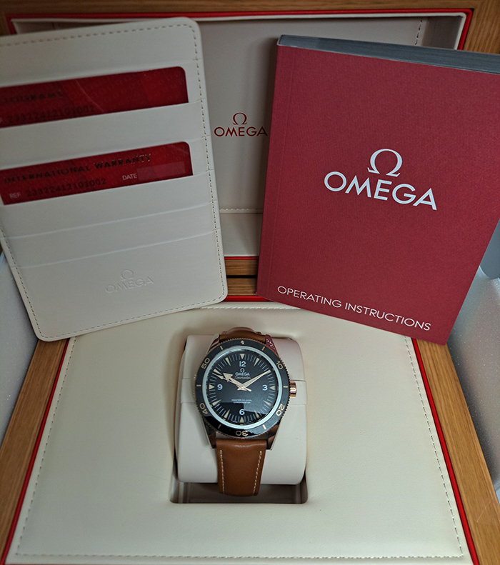 Omega Seamaster 300 Master Co-Axial Chronometer RG/SS  Ref. 233.22.41.21.01.002